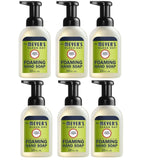 Moisturizing Foaming Hand Soap in Pump - Cruelty Free & Paraben Free Soap with Essential Oils - Foaming Soap for Bathroom & Kitchen - Lemon Verbena Scented Hand Soap 10 FL OZ Per Pack, Pack of 6