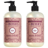 Effective Liquid Hand Soap for Daily Use Natural Hand Soap w/ Essential Oils for Hand Wash Cruelty Free Eco Friendly Product Rose Scented Soap 12.5 FL OZ Per Bottle, 2 Bottles