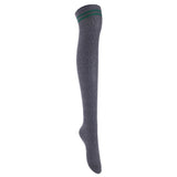 Lian LifeStyle  Big Girl's Women's 5 Pairs Adorable Comfortable Soft Thigh High Over Knee High Cotton Socks Size 6-9 L1023(Random)