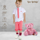 Lian LifeStyle Fascinating Children's 1 Pair Knee High Wool Blend Boot Socks Resistant, Comfortable and Health Focused, FS02 Size L (4-6Y) (Wine)