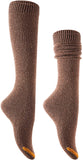 Lian LifeStyle Women's 1 Pair Awesome Knee High Cotton Socks HR158212 Size 6-9