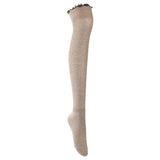 Lovely Annie Women's 4 Pairs Incredible Thigh High Cotton Boot Socks. Durable And Super Soft, Unique Ladies Socks L1856 Size 5-11 4P4C-Assorted