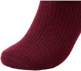 Lian LifeStyle Perfect Fit Women's 4 Pairs Wool Crew Socks LHR1612 Size 6-9