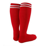AATMart Girl's 1 Pair Lighweight & Breathable High Performance Knee-High Sports Socks  - Ultra Comfortable & Durable Long Socks XL0002 Size XS Red