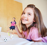 Barbie Made to Move Soccer Player Doll, Brunette