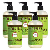 Effective Liquid Hand Soap for Daily Use Natural Hand Soap w/ Essential Oils for Hand Wash Cruelty Free Eco Friendly Product Apple Scented Soap 12.5 FL OZ Per Bottle, 5 Bottles