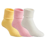 Lian LifeStyle Super Cute Unisex Children 6 Pairs Cotton Crew Socks Comfortable, Fancy, and Healthy ZM01 Size (1Y-3Y) Multi Color