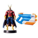 Dark Horse My Hero Academia: All Might Silver Age 11 Inch Figure + Super Soaker Twin Tide, Pack of 2