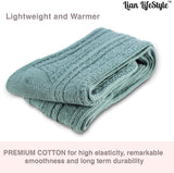 Lian LifeStyle Women's 1 Pair Adorable Knee High Cotton Socks JMYP1025 Size 6-9
