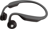 Lian LifeStyle Premium Bone Conduction Headphones Lightweight & Waterproof w/Mic & Bluetooth. Wireless Over Ear Headset for Adults and Kids, Suitable for Sports, Gaming, Travel or Office (Grey)