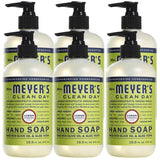 Effective Liquid Hand Soap for Daily Use Natural Hand Soap w/ Essential Oils for Hand Wash Cruelty Free Eco Friendly Product Lemon Verbena Scented Soap 12.5 FL OZ Per Bottle, 6 Bottles