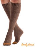 Lovely Annie Women's 2 Pairs Pack Knee High Cotton Boot Socks 6-9