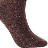 Lian LifeStyle Big Girl's Women's 6 Pairs Knee High Wool Socks HR1412 Size 6-9