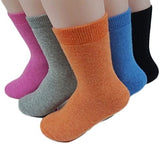 Lian LifeStyle Women's 1 Pair Cute, Cozy Wool Crew Socks Size 6-9