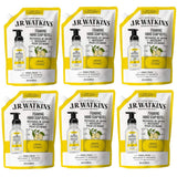 Foaming Liquid Hand Soap Refill Pouch, Lemon Scent, Liquid Hand Wash for Bathroom or Kitchen, USA Made and Cruelty Free, 28 Fl OZ Per Pack, 6 Pouches
