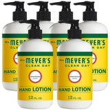 Hydrating Natural Hand and Body Lotion Safe to Use w/ Shea Butter  Scented Lotion for Women and Men A Daily Moisturizing Lotion 12 FL Oz Refillable Pump Bottle, 6 Bottles