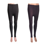 Lian LifeStyle Ultra Comfy Spandex Leggings for Women 2 Pair's | Teen & Juniors leggings - Breathable & Lightweight | Stretchy & Cool Active Wear: Workout Tights, Yoga Pants, Running Leggings | Perfect as Daily Basics, Color (Coffee,Purple)