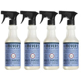 Effective Natural All Purpose Cleaner Spray Multi Surface Cleaner Spray Bottle as: Bathroom Cleaner, Floor Cleaner, Counter Cleaner & More Blue Bell Scented Cleaner in 16 Fl OZ Per Bottle, 4 Bottles