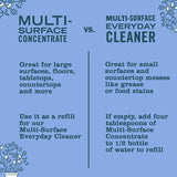 Effective Natural All Purpose Cleaner Spray Multi Surface Cleaner Spray Bottle as: Bathroom Cleaner, Floor Cleaner, Counter Cleaner & More Blue Bell Scented Cleaner in 16 Fl OZ Per Bottle, 6 Bottles