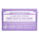 Moisturizing & Pure Castile Soap Bar  - All Natural Soap w/ Organic Essential Oil: Olive, Jojoba & Hemp Oil - All Purpose Castile Bar Soap for Hair & Skin Care, Hand Wash & More - Lavender Soap 5 OZ Per Pack, Pack of 1