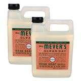 Hydrating Hand Soap Refill in Refreshing Geranium Scent for any Soap Dispenser for Bathroom & Kitchen Liquid Soap w/ Essential Oils for Hand Wash, 33 Fl OZ Per Bottle, 1 Bottle
