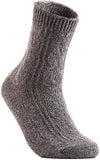 Lian LifeStyle Big Girl's Women's 6 Pairs Wool Blend Crew Socks HR1613 Size 6-9