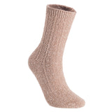 AATMart Women's Big Girl's 4 Pairs Breathable Soft Gorgeous & Long Lasting Cotton Crew Socks Size 5-9 HR1614-4P4C-06(Coffee, Brown, Tan, Navy)