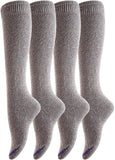Lovely Annie Women's 4 Pairs Cute Cozy Knee High Cotton Socks HR158212 Size 6-9